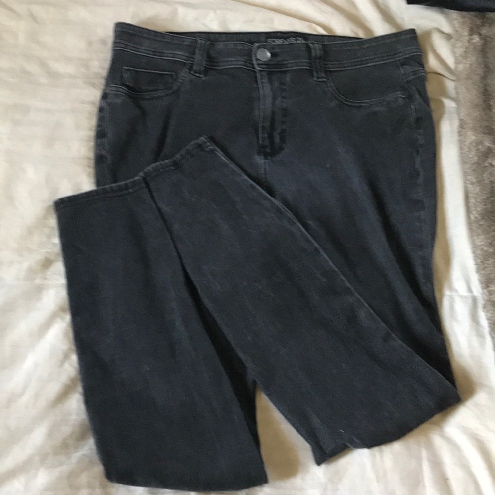 Forever 21+ Charcoal Jeans - Picture 3 of 3